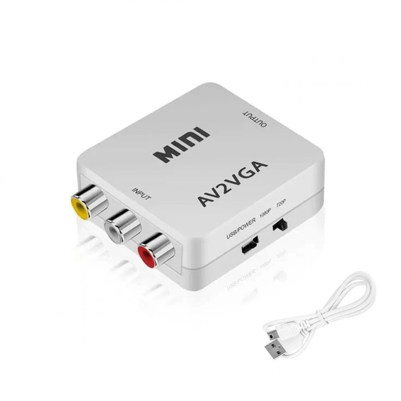 Μετατροπέας Εικόνας AV σε VGA 1080P A-006 Μετατροπέας Εικόνας AV σε VGA 1080P A-006