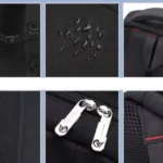 63x40x21cm Αδιάβροχο Σακίδιο Πλάτης Mαύρο