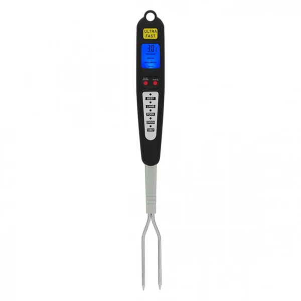 Ψηφιακό Θερμόμετρο Τροφίμων-BBQ με Διπλή Ακίδα και Οθόνη LED για Μαγείρεμα & Ψήσιμο
