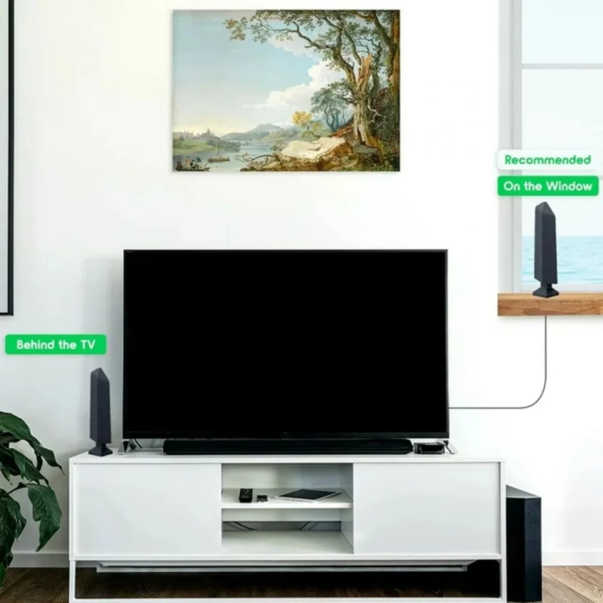 Κεραία Τηλεόρασης HDTV Εσωτερικού & Εξωτερικού Χώρου 25dB – 4K HD