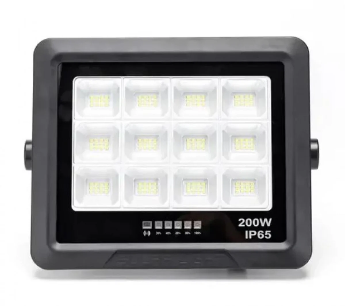 200W Αδιάβροχος Ηλιακός Προβολέας LED με Πάνελ & Τηλεχειριστήριο Aigostar