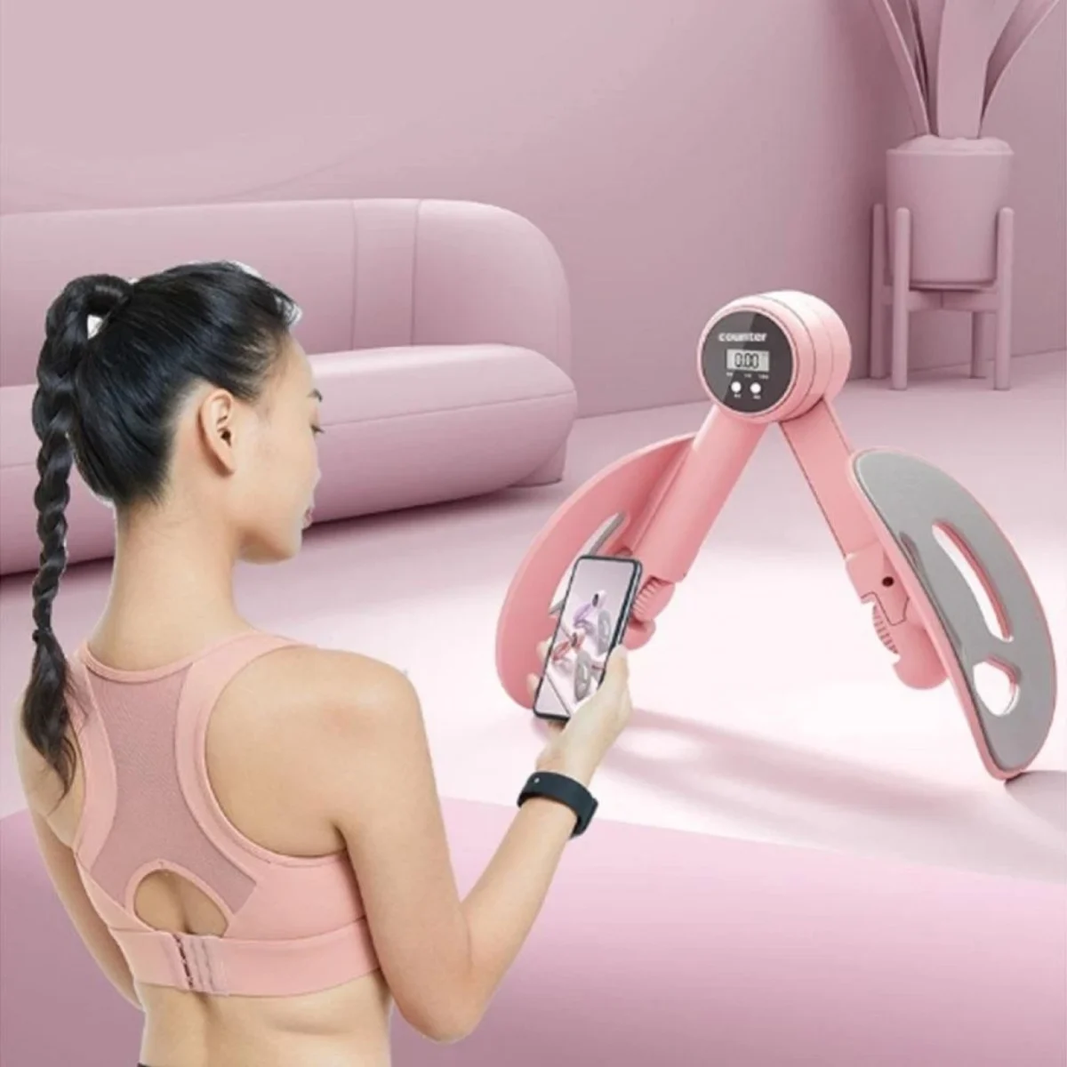 Συσκευή Aσκησης Πυελικού Εδάφους με Μετρητή για Γιόγκα Γυμναστική SN23521-267