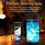 6τμχ Μίνι Αδιάβροχα - Υποβρύχια Φωτάκια LED Πολύχρωμα με Μπαταρίες AT47929