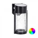 Επιτοίχιο LED Ηλιακό Φωτιστικό με RGB Φωτισμό & Προστασία IP44 Aigostar