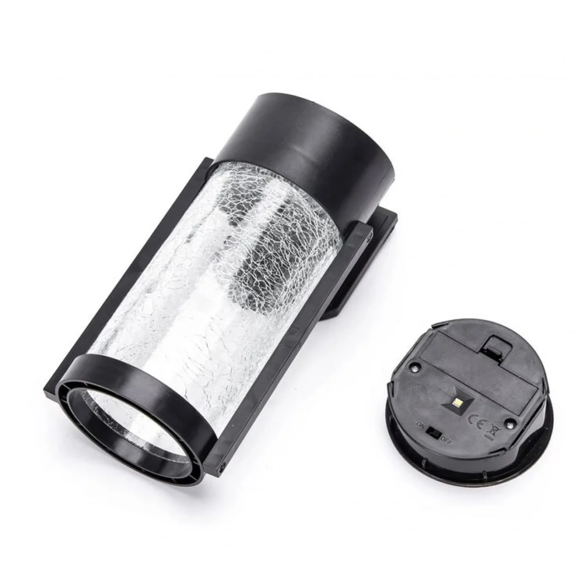 Επιτοίχιο LED Ηλιακό Φωτιστικό με RGB Φωτισμό & Προστασία IP44 Aigostar