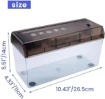 Μίνι Φορητός Καταστροφέας Εγγράφων A4 – Ιδανικός για Σπίτι & Γραφείο