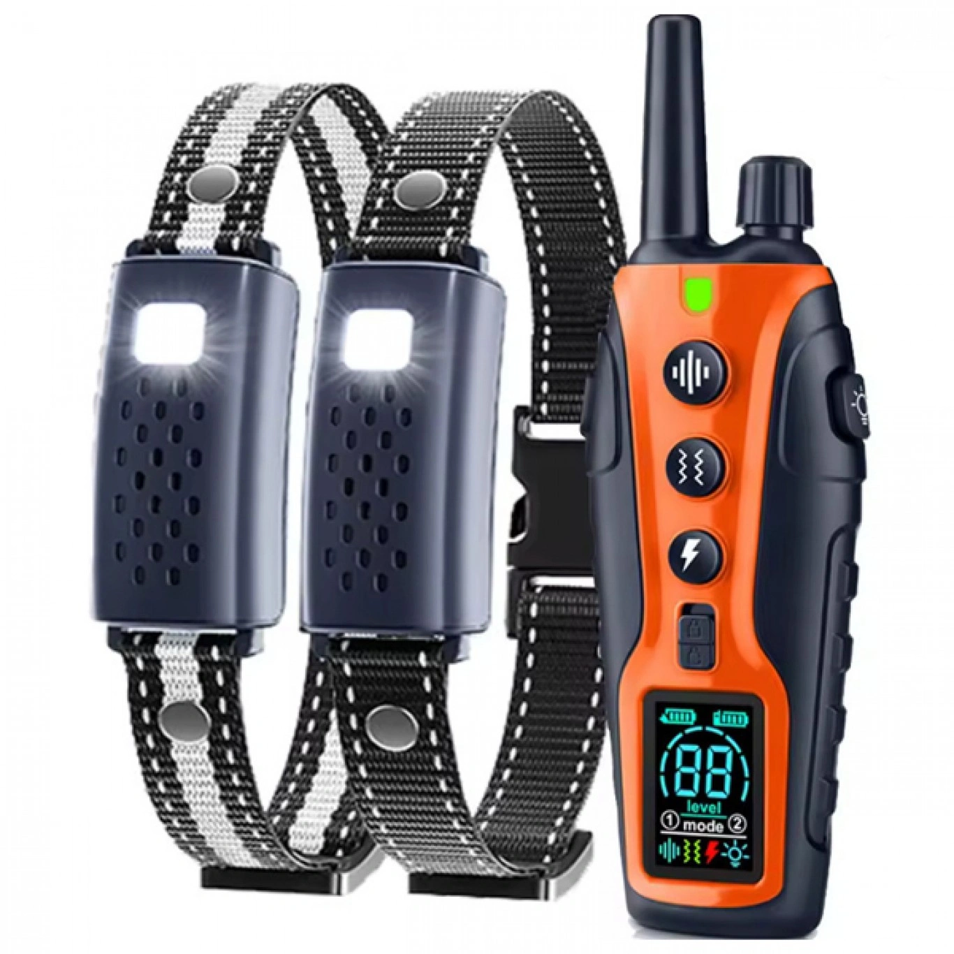 Ηλεκτρονικό Κολάρο Εκπαίδευσης Σκύλων με Τηλεχειριστήριο για 2 Σκύλους – Εμβέλεια 1000μ Ηλεκτρονικό Κολάρο Εκπαίδευσης Σκύλων με Τηλεχειριστήριο για 2 Σκύλους – Εμβέλεια 1000μ