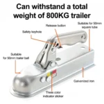 50x50mm Στρογγυλή Χούφτα Κοτσαδόρου W15182-2