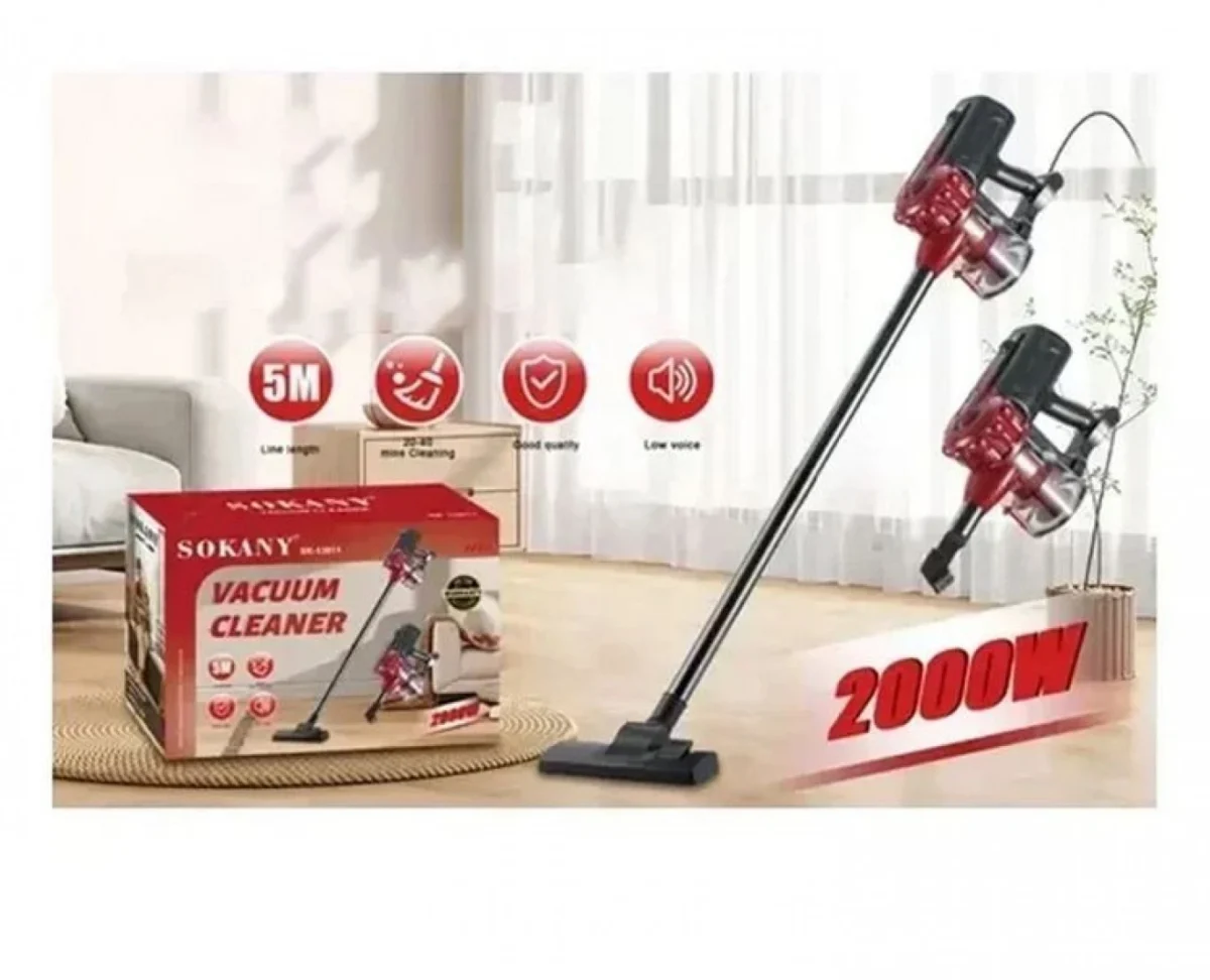 2000W Ηλεκτρική Σκούπα Sokany SK-13011 2000W - Vacuum Cleaner Κόκκινο