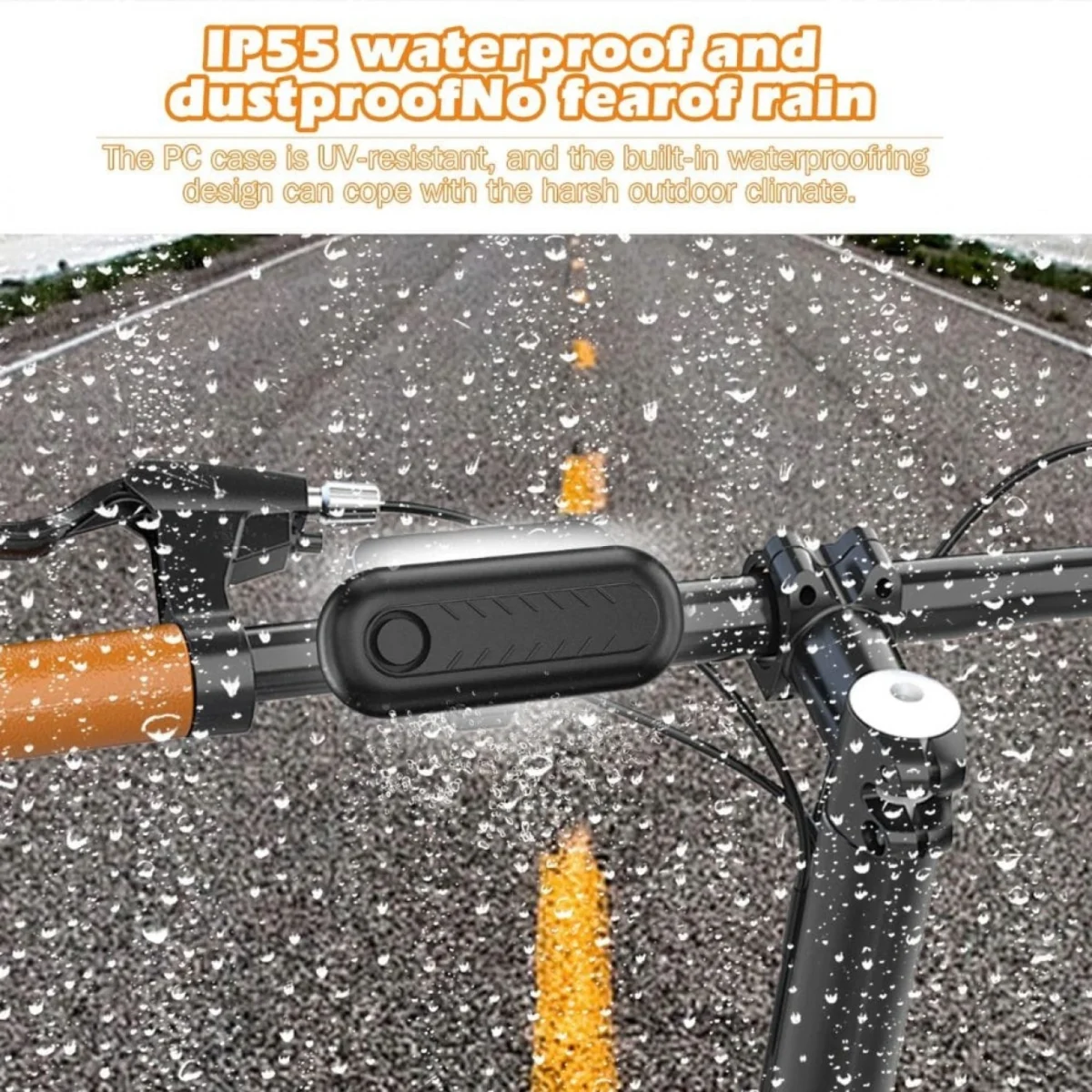 Ασύρματο Σύστημα Συναγερμού για Ποδήλατο με Αισθητήρα Κραδασμών & Τηλεχειριστήριο ZDFD200E