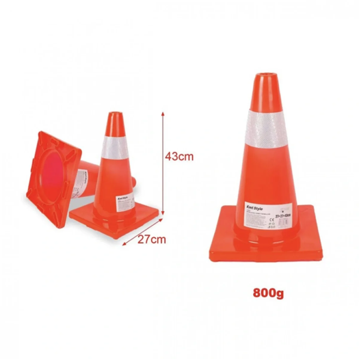 Κώνος Αφαλείας Κυκλοφορίας 43x27cm