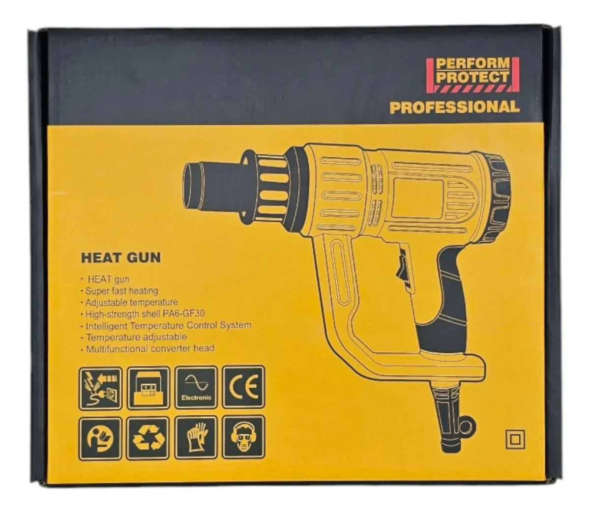 Πιστόλι Θερμού Αέρα Meineng 746 – 1600W Με Ρυθμιζόμενη Θερμοκρασία