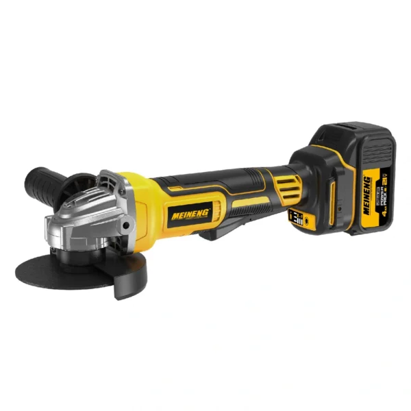 Επαναφορτιζόμενος Γωνιακός Τροχός 21V Brushless 115mm Meineng 4503 με 2 Μπαταρίες