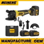 Επαναφορτιζόμενος Γωνιακός Τροχός 21V Brushless 115mm Meineng 4503 με 2 Μπαταρίες