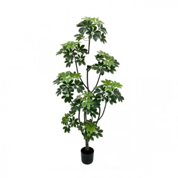 170cm Τεχνητό Διακοσμητικό Φυτό Σεφλέρα σε Γλάστρα