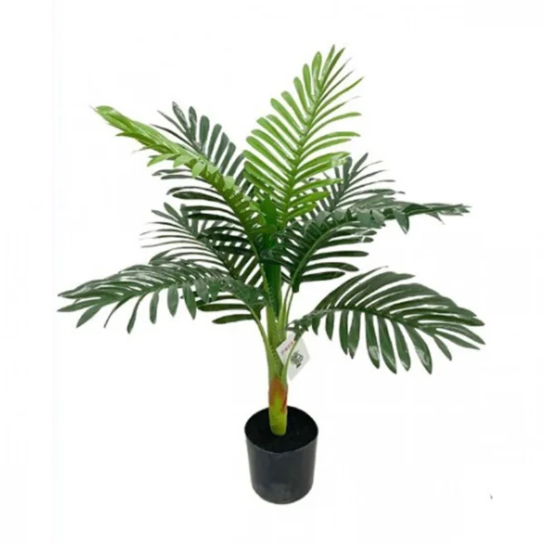 80cm Τεχνητό Διακοσμητικό Φυτό Φοίνικας σε Γλάστρα