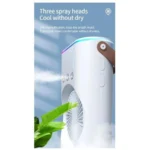 Φορητό USB Κλιματιστικό με Υδρονέφωση & Φωτισμό RGB - Λευκό Arrango