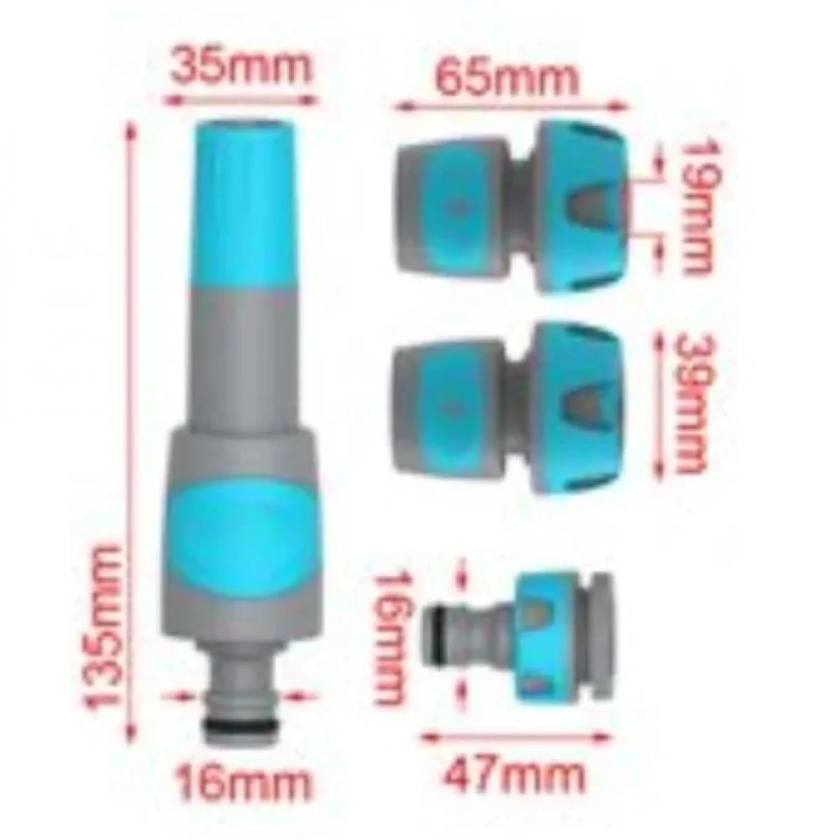 Σετ Συνδέσμων Ποτίσματος 4 Τεμαχίων 3/4”