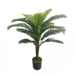 80cm Τεχνητό Διακοσμητικό Φυτό Φοίνικας σε Γλάστρα