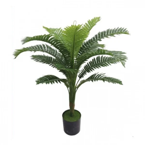 80cm Τεχνητό Διακοσμητικό Φυτό Φοίνικας σε Γλάστρα