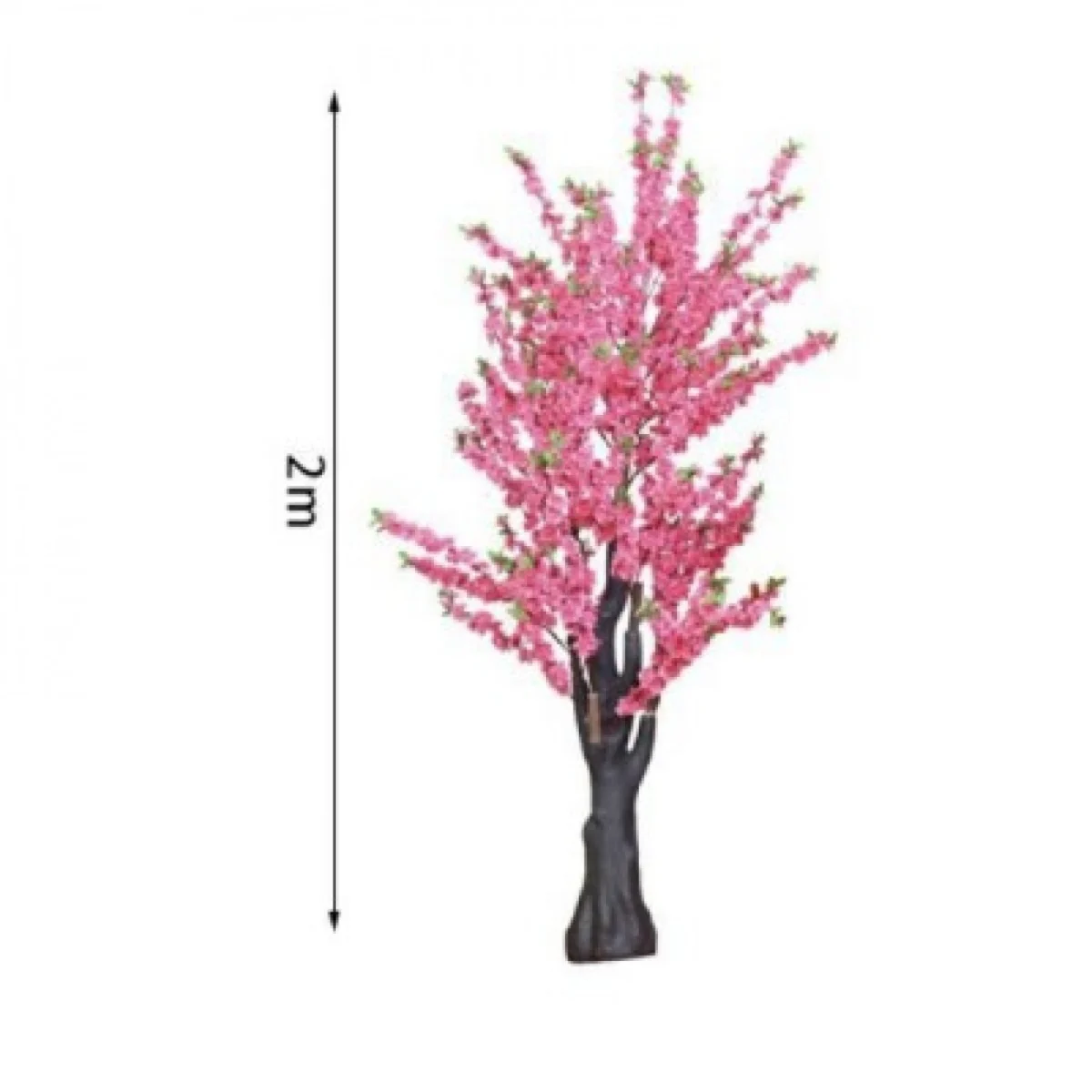 200cm Τεχνητό Διακοσμητικό Φυτό Ροζ Ροδακινιά - 25970