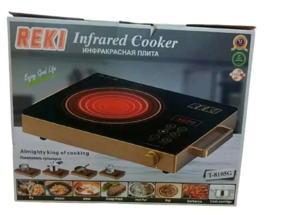 3500W Ηλεκτρική Επαγωγική Μονή Εστία Reki T-8105G