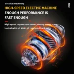 Επαναφορτιζόμενη Κουρευτική Μηχανή με Οθόνη LED Kemei KM-077