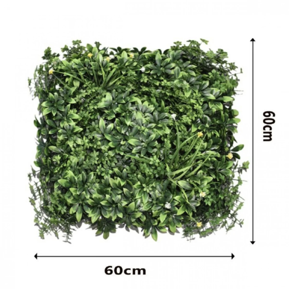 60x60cm Τεχνητή Φυλλωσιά Πρασινάδα