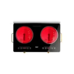 4800W Επιτραπέζια Διπλή Εστία Κεραμική με Διακόπτες Αφής RAF R.8088