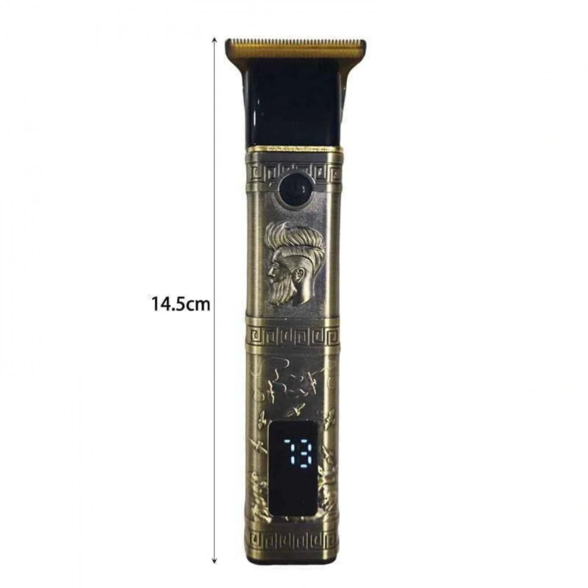 Επαναφορτιζόμενη Κουρευτική Μηχανή με Οθόνη LED Kemei KM-076