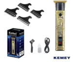 Επαναφορτιζόμενη Κουρευτική Μηχανή με Οθόνη LED Kemei KM-076