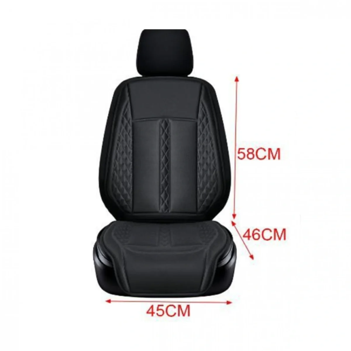 58x46x48cm Κάλυμμα Καθίσματος Αυτοκινήτου Δερματίνης 1 Τεμάχιο