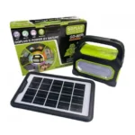 30W Ηλιακό Σύστημα Φωτισμού με Φακό, Φορτιστή, 3 Λάμπες & Φωτισμό Χώρου – GDPLUS GD-8073