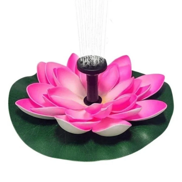 17cm Ηλιακό Συντριβάνι Νούφαρο για Λίμνες & Πισίνες - Solar Powered Fountain & Pond Pump