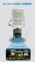 Ηλιακός Προβολέας 152 Led με Κάμερα Παρακολούθησης Υψηλής Ανάλυσης 5 MP GD-JK300 GDSuper