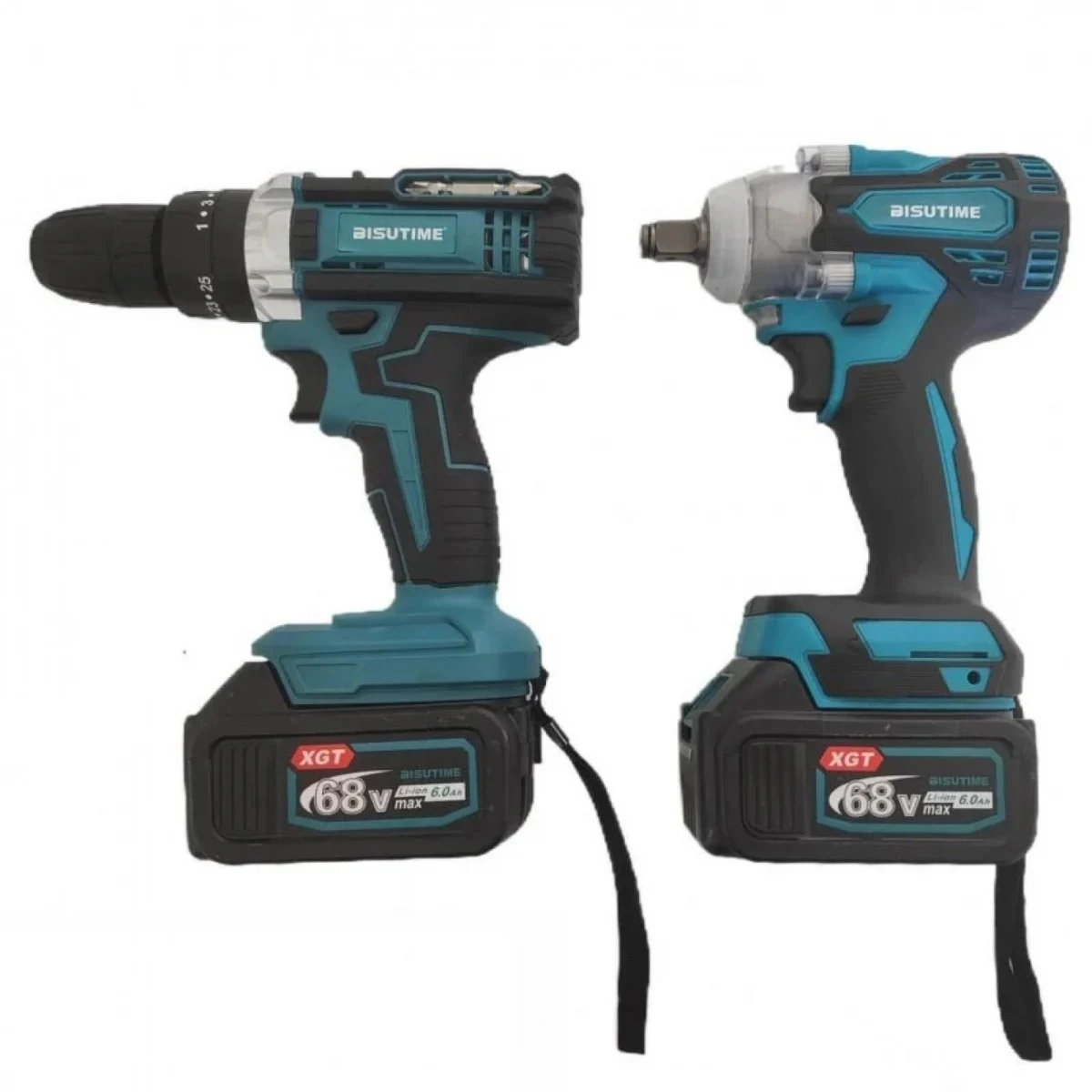 Σετ Παλμικό Δραπανοκατσάβιδο & Μπουλονόκλειδο με 2 Μπαταρίες 2000mAh και Θήκη Μεταφοράς