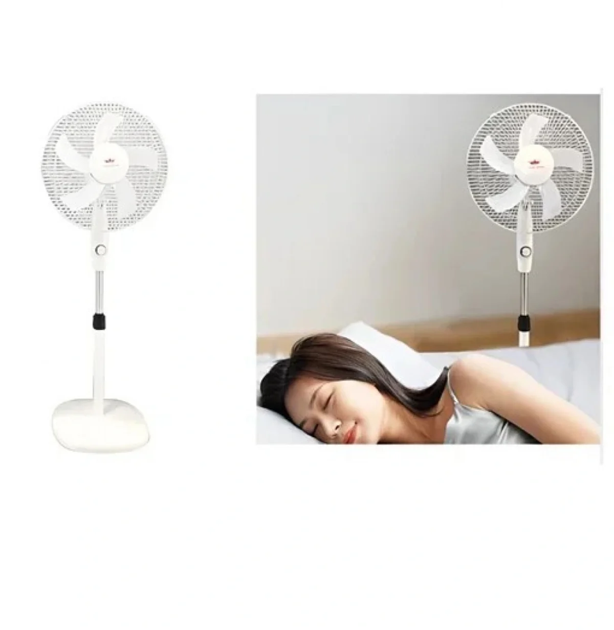 40cm Επιδαπέδιος Ηλεκτρικός Ανεμιστήρας Δαπέδου 55W - Λευκός