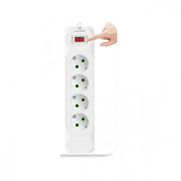 Πολύπριζο Ασφαλείας 4 Θέσεων 400W/16A