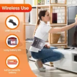 Ρυθμιζόμενη Ζώνη Θέρμανσης Μασάζ 3 Ταχυτήτων Γκρι