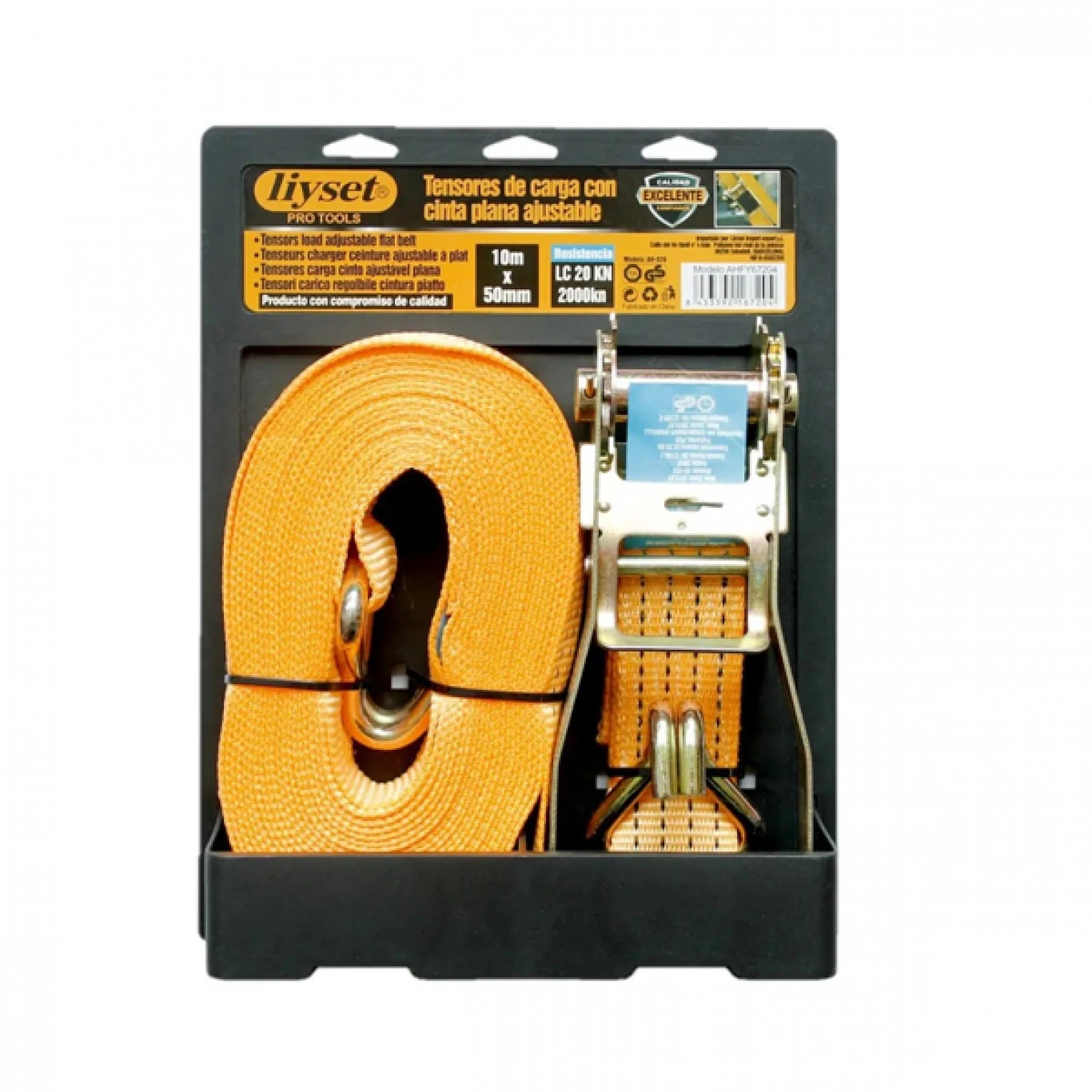 16720 Ιμάντας Δεσίματος - Πρόσδεσης Βαρέως Τύπου 50mm x 10m με Kαστάνια Σύσφιξης 16720 Ιμάντας Δεσίματος - Πρόσδεσης Βαρέως Τύπου 50mm x 10m με Kαστάνια Σύσφιξης