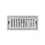 Inox Σχαράκι-Σιφώνι Αποχέτευσης 10x20cm με Διπλό Φίλτρο Συγκράτησης Σκουπιδιών