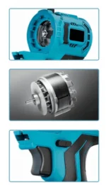 Σετ Δραπανοκατσάβιδο & Κατσαβίδι & Αλυσοπρίονο & Μπουλονόκλειδο & Φυσητήρας με Μπαταρίες και Θήκη Bisutime