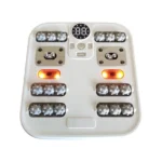 Θερμαινόμενο Roller Μασάζ για τα Πόδια με Δόνηση Λευκό