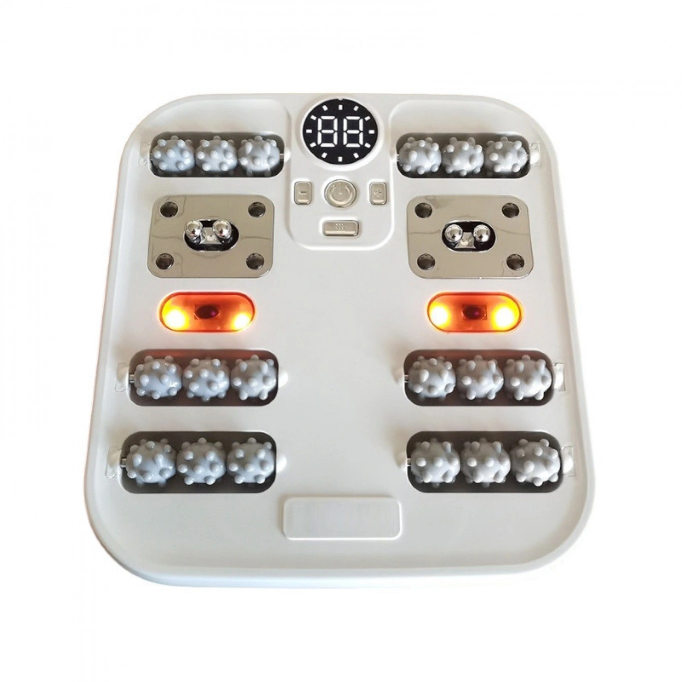 Θερμαινόμενο Roller Μασάζ για τα Πόδια με Δόνηση Λευκό Θερμαινόμενο Roller Μασάζ για τα Πόδια με Δόνηση Λευκό
