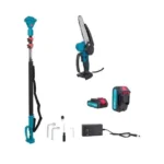 Επαναφορτιζόμενο Σετ Αλυσοπρίονο & Ψαλίδι Κλαδέματος Τηλεσκοπικό 48V με 2 Μπαταρίες