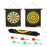 45x36.5εκ. Μαγνητικός Στόχος Διπλής Όψης με 6 Βελάκια
