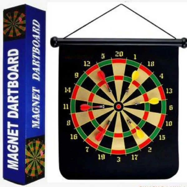 40x31εκ. Μαγνητικός Στόχος Διπλής Όψης με 4 Βελάκια