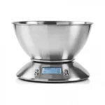 Ψηφιακή Ανοξείδωτη Ζυγαριά Κουζίνας & Χρονόμετρο 2 σε 1 5Kg