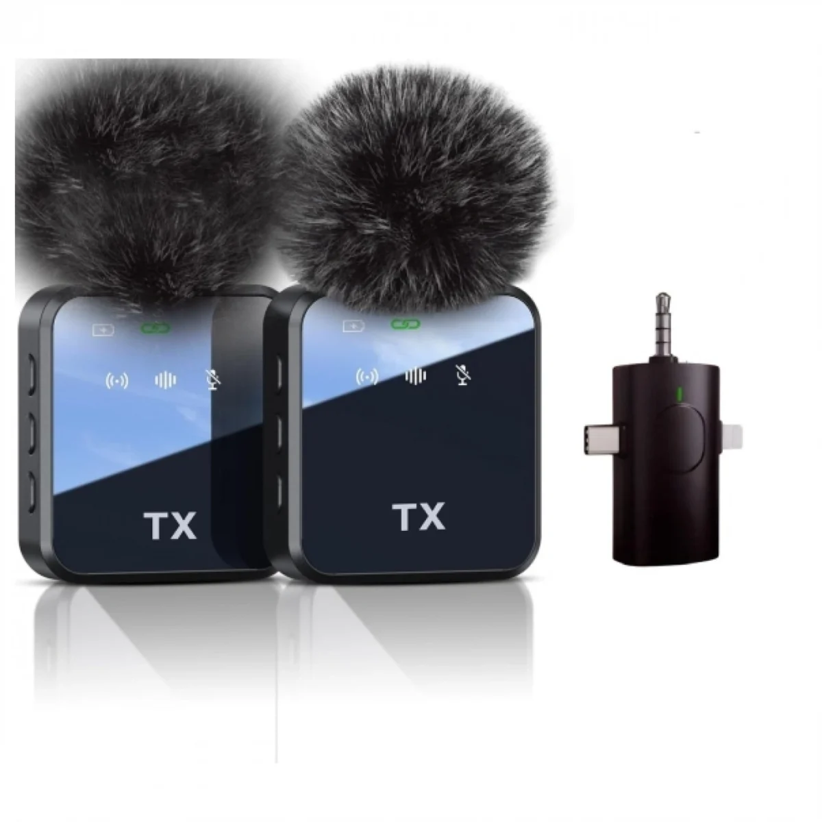 Σετ Ασύρματα Μικρόφωνα Πέτου με Υψηλή Ποιότητα Ήχου TX