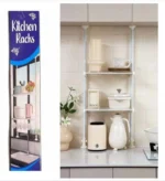 Ραφιέρα Κουζίνας με Ρυθμιζόμενο Ύψος 75-150εκ., Πλάτος 44εκ. και 2 Ράφια Βάθους 26εκ.